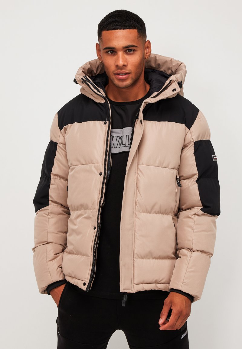  PEYTON SHORT PUFFER JACKET - Winterjacke - Stone
