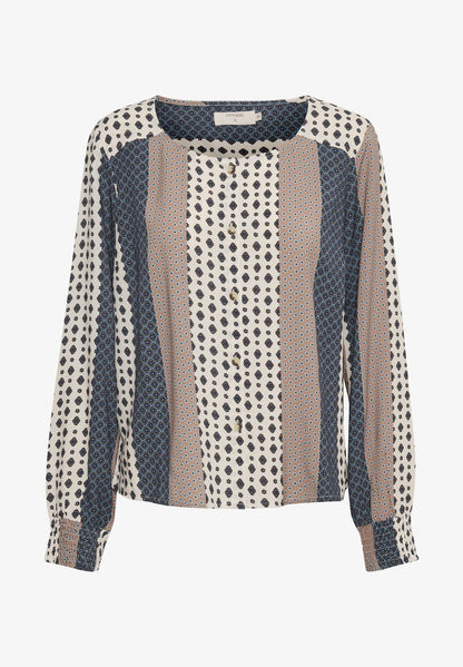 Cream CRMAGDA - Bluse - Alascan Blue Patchwork