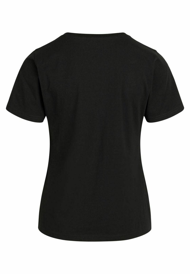  O NECK STRETCH - T-Shirt Basic - Black