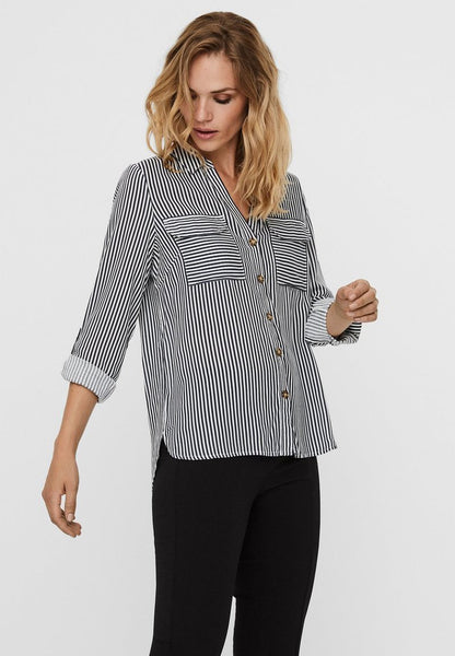 Vero Moda VMBUMPY - Hemdbluse - Snow White