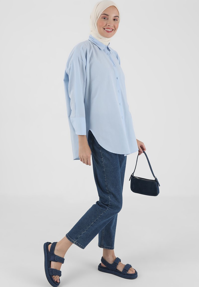  BENIN - Hemdbluse - Light Blue