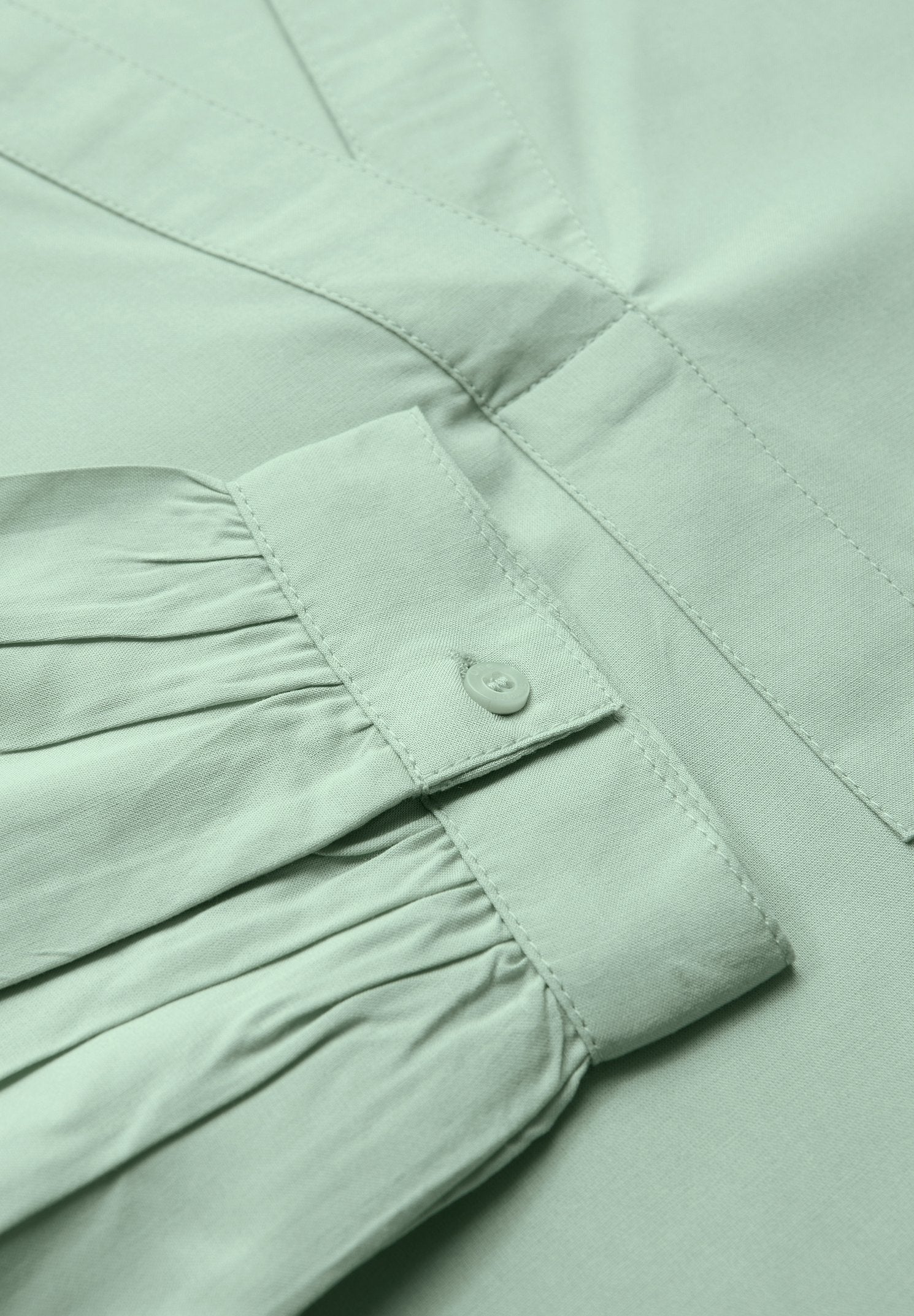 STREET ONE SPLIT NECK - Blouse - Grün