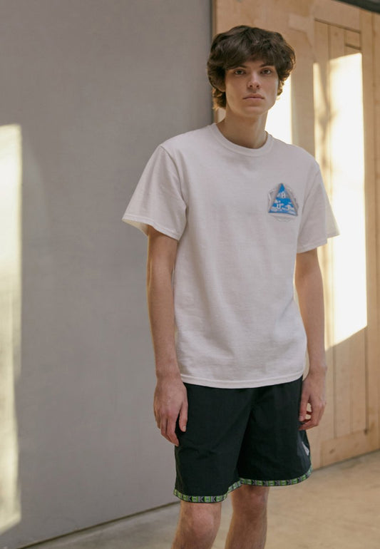 HUF TEAR A NEW ONE TEE - T-Shirt Print - White