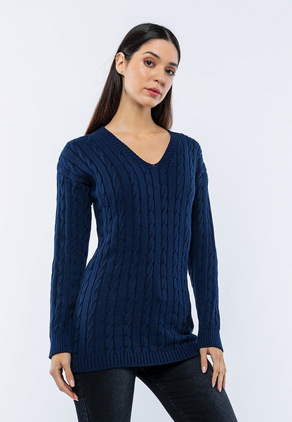  Strickpullover - Navy