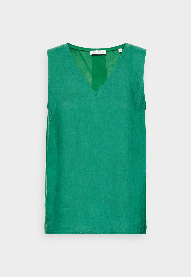 Marc O'Polo BLOUSE SLEEVELESS BACKSIDE PLEAT - Bluse - Preppy Green