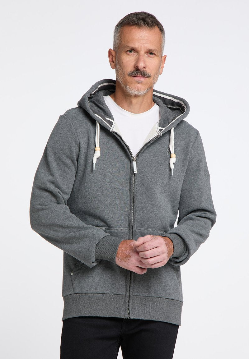 Schmuddelwedda Sweatjacke - Grau Melange