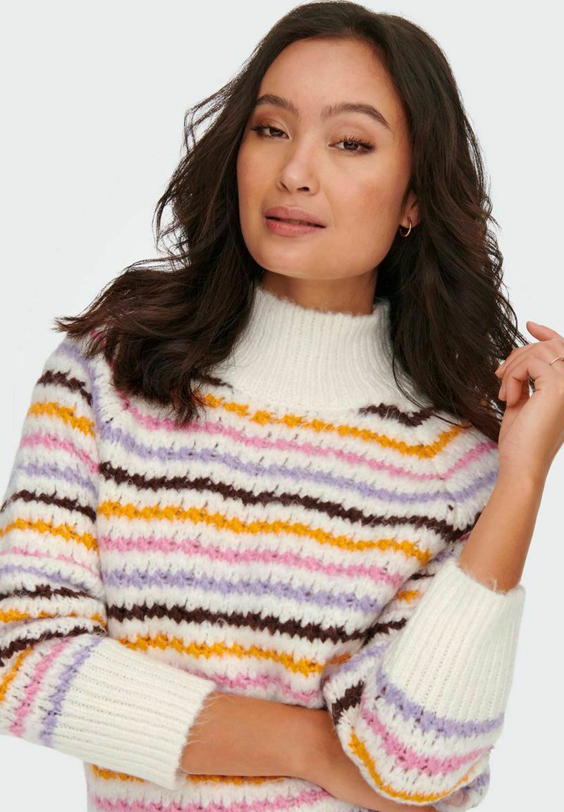 ONLY Strickpullover - Cloud Dancer