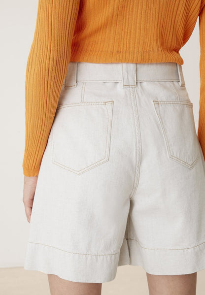 S.Oliver Jeans Shorts - White