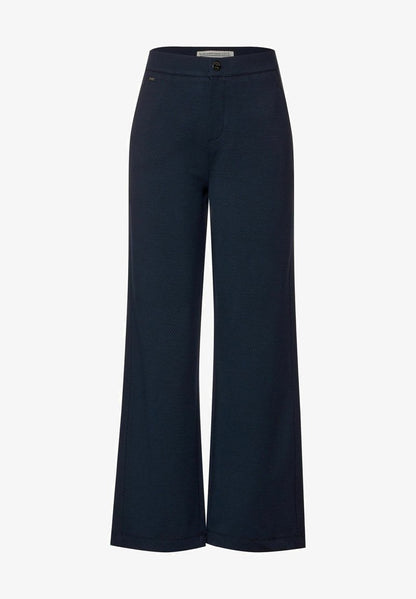 STREET ONE CASUAL FIT - Stoffhose - Blau