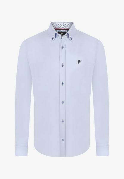  DUNCAN - Hemd - Blau