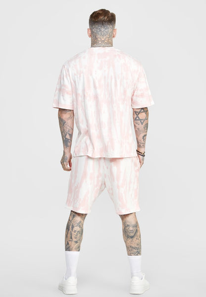 SikSilk TIE DYE JOGGER - Shorts - Pink