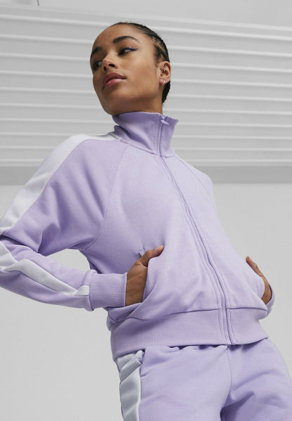 Puma ICONIC T7 - Trainingsjacke - Vivid Violet