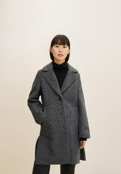 Tom Tailor Kurzmantel - Evident Anthracite Melange