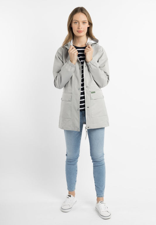  SCHMUDDELWEDDA YUKA - Regenjacke / Wasserabweisende Jacke - Hellgrau