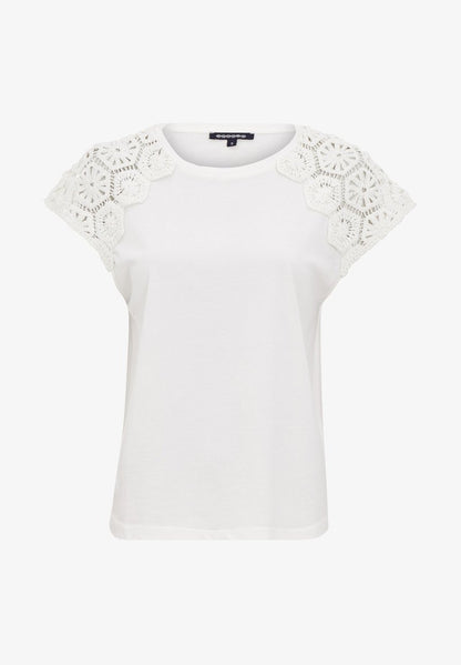  Kurzen Ärmeln - T-Shirt Basic - Beige