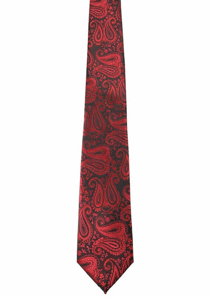  3-SET - Einstecktuch - Bordeaux/black