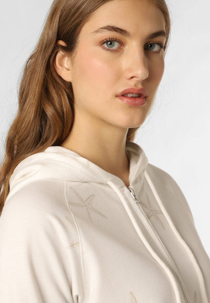 Marie Lund Sweatjacke - Ecru