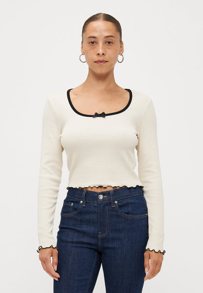 ONLY Petite ONLLAILA - Long Sleeved Top - Birch/black