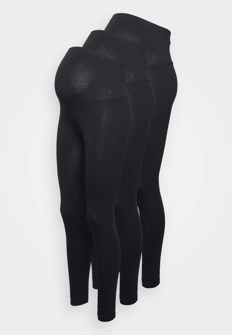  3 PACK - Leggings - Hosen - Black