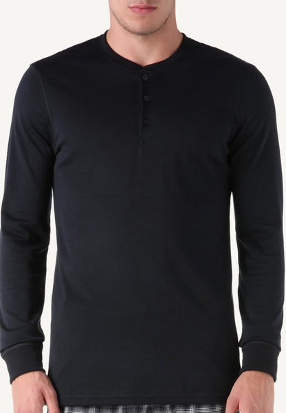 Intimissimi INTERLOCK SUPIMA - Nachtwäsche Shirt - Black