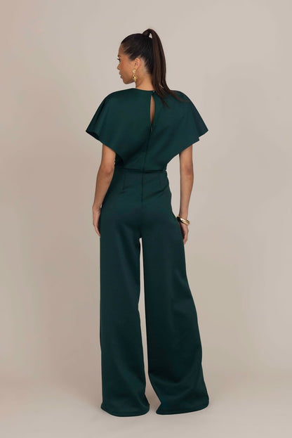  WEDDING BETTY WRAP - Jumpsuit - Forest Green