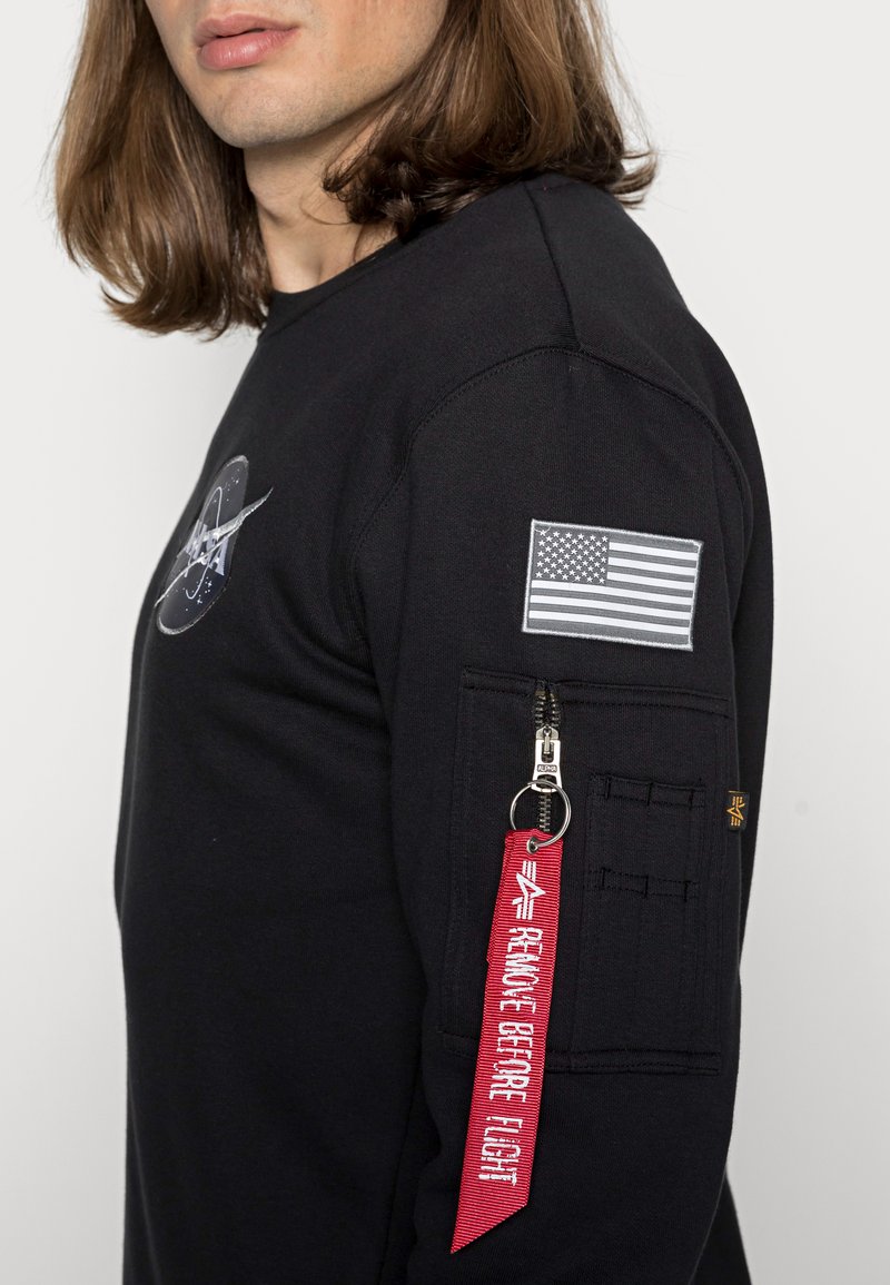 Alpha Industries NASA - Sweatshirt - Schwarz
