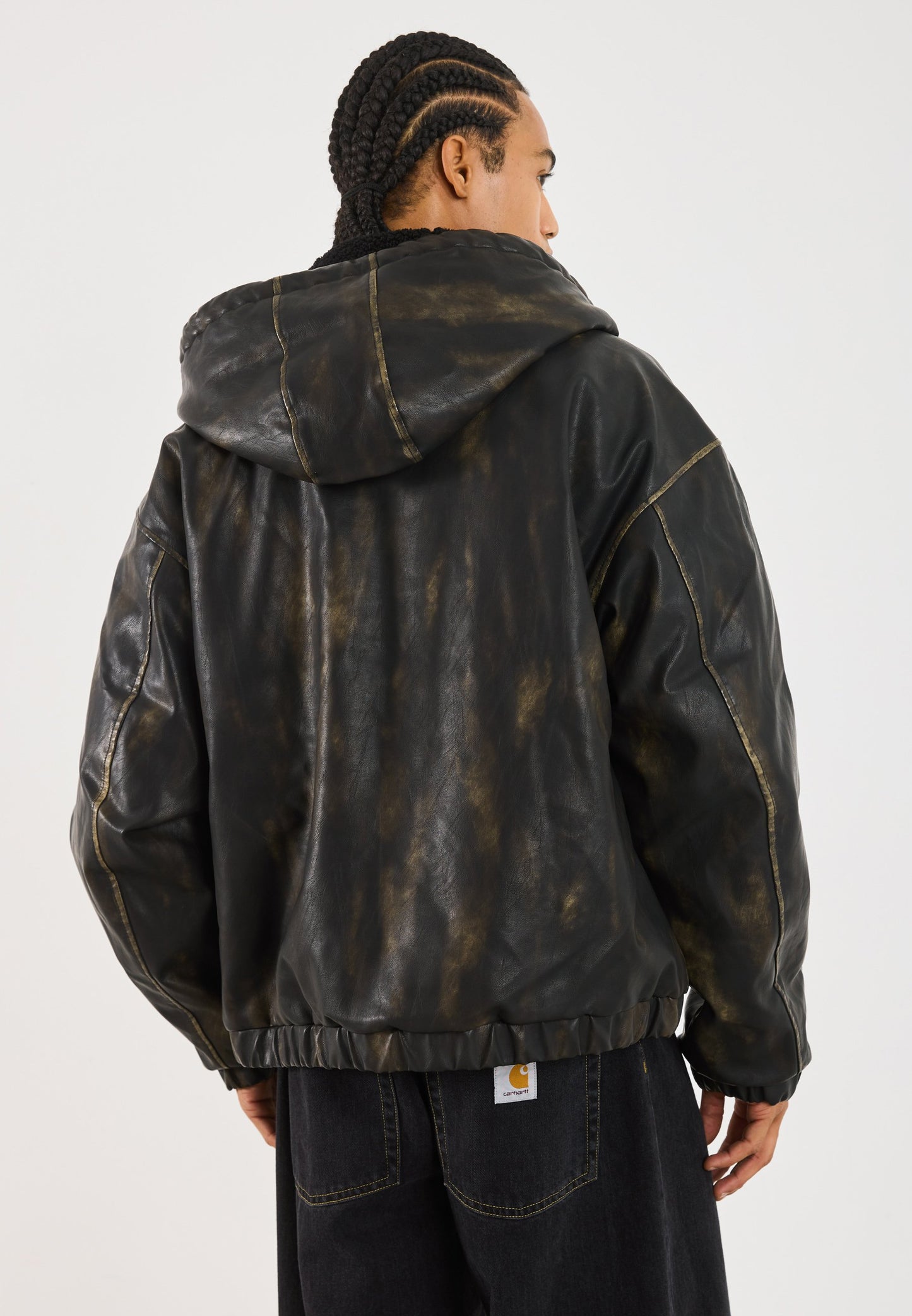 YOURTURN UNISEX - Faux Leather Jacket