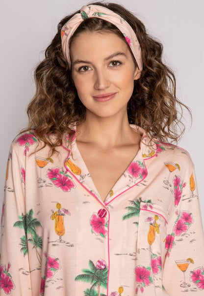 Pj Salvage PLAYFUL PRINTS SET - Nachtwäsche Set - Pink