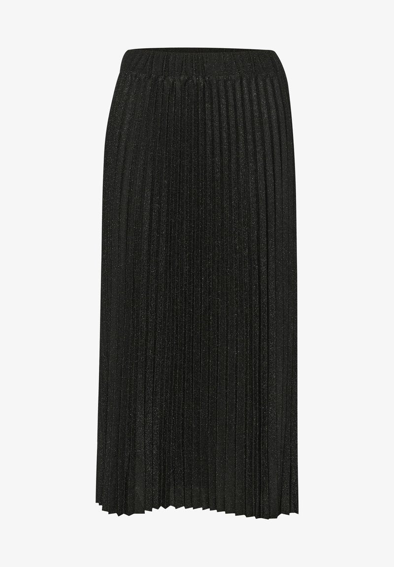 Kaffe KALINDA - A-Linien-Rock - Black W Black Lurex
