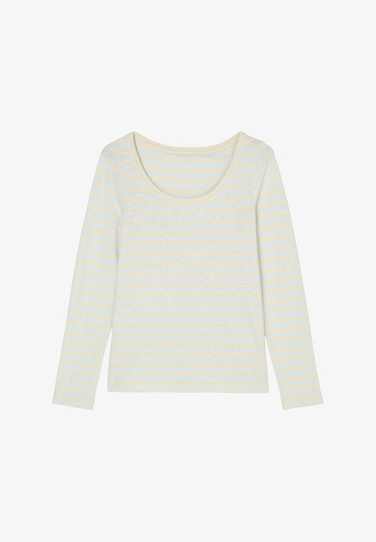 Marc O'Polo LONGSLEEVE - Langarmshirt - Multi Spring Sky