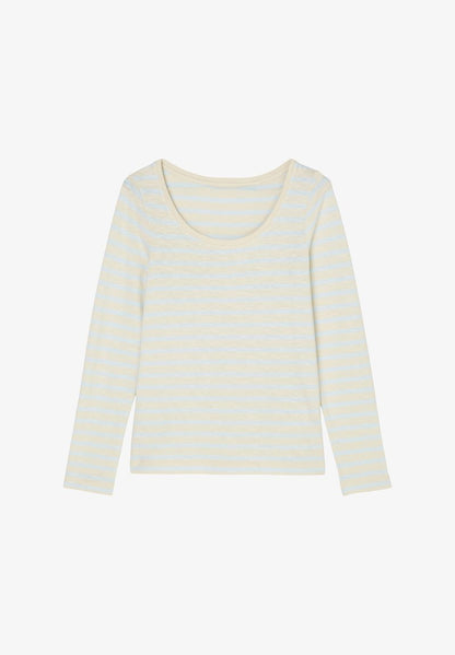 Marc O'Polo LONGSLEEVE - Langarmshirt - Multi Spring Sky
