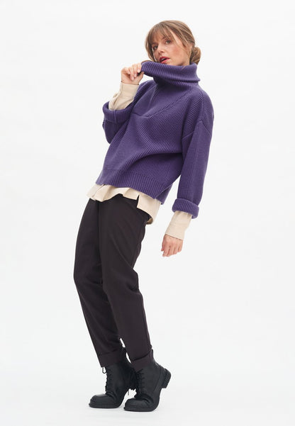  ARIL - Stoffhose - Aubergine