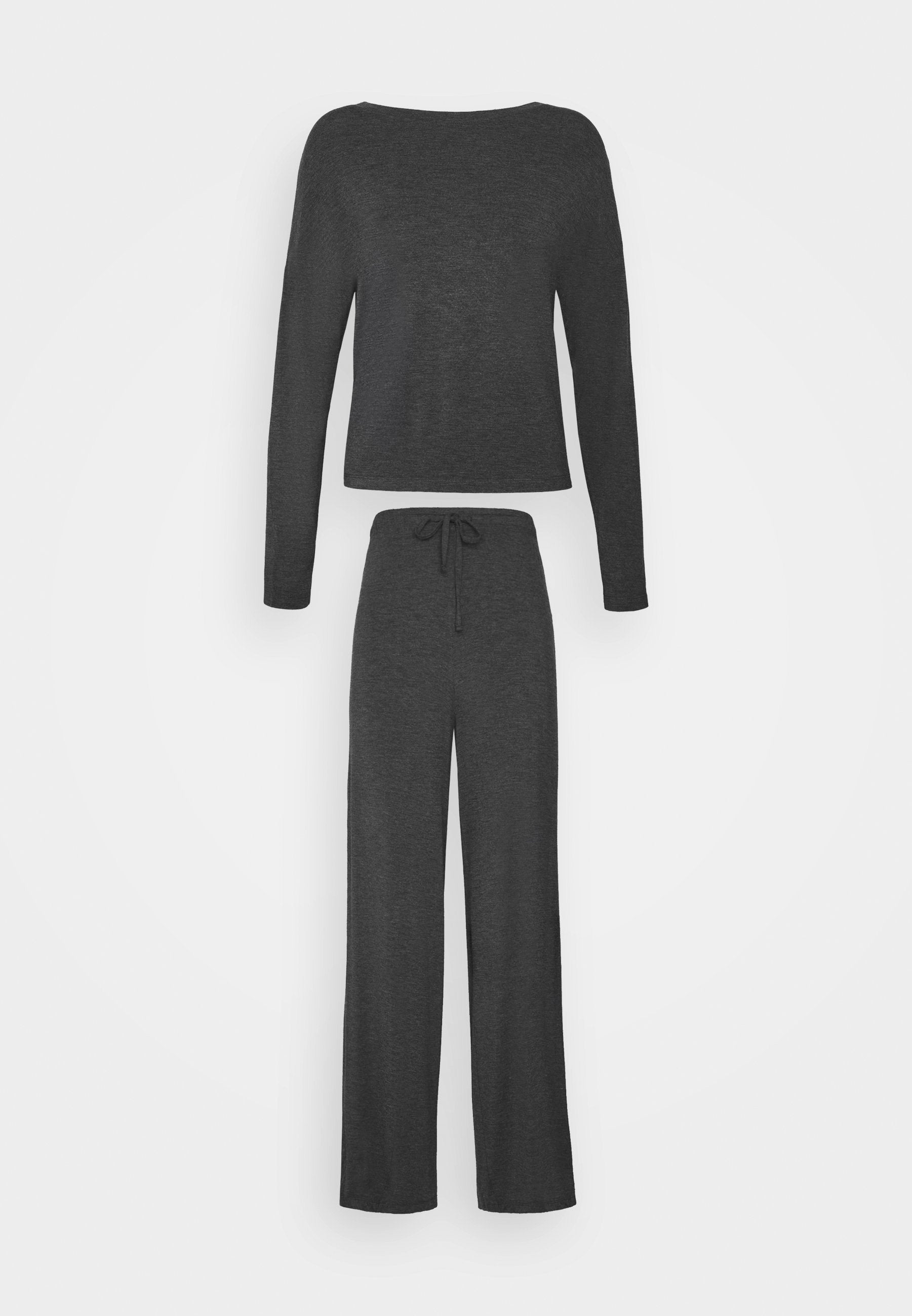 Anna Field WIDE LEG - Pyjama Set - Dark Grey