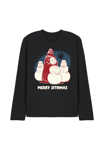  STAR WARS DARTH VADER MERRY SITHMAS CHRISTMAS - Long Sleeved Top - Black
