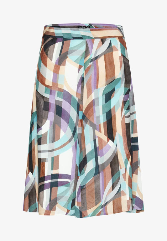 Van Laack RENATE - A-Linien-Rock - Beige Marron