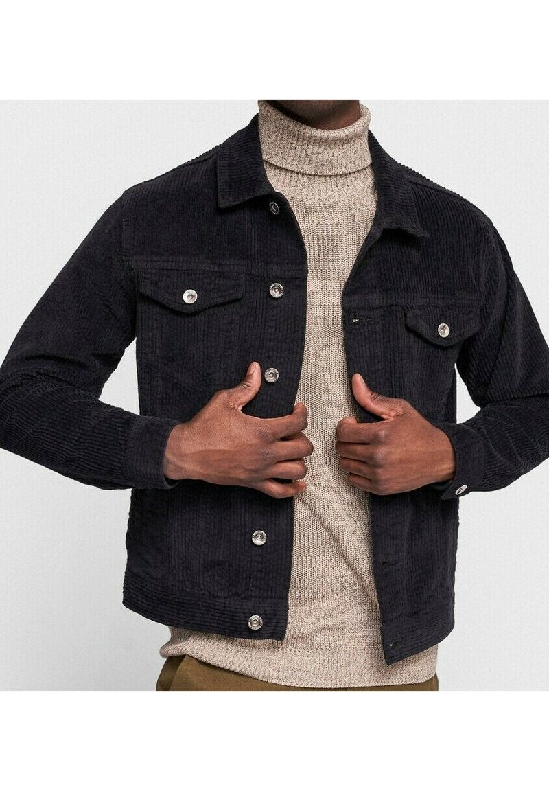Redefined Rebel RRNOAH CORDUROY - Leichte Jacke - Black