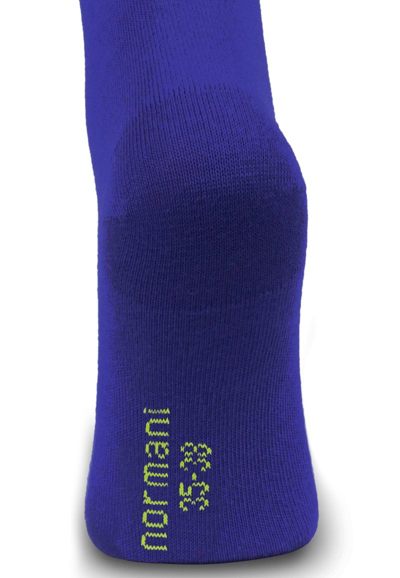  KNEE HIGH SOCKS BI-COLOR - Kniestrümpfe - Royalblau/säuregelb