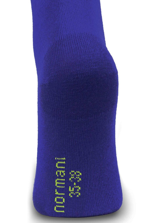  KNEE HIGH SOCKS BI-COLOR - Kniestrümpfe - Royalblau/säuregelb