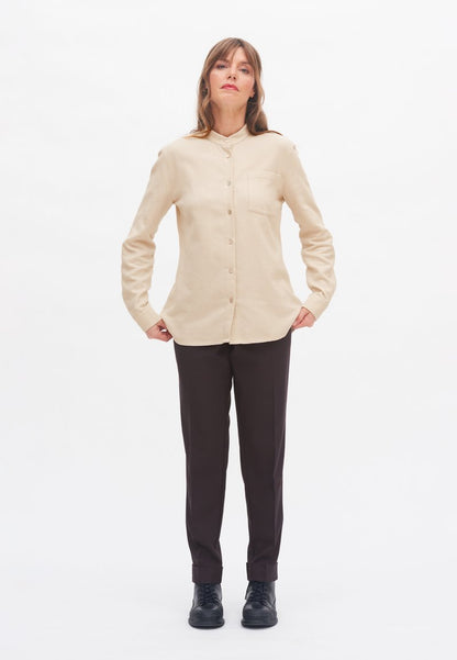  ARIL - Stoffhose - Aubergine