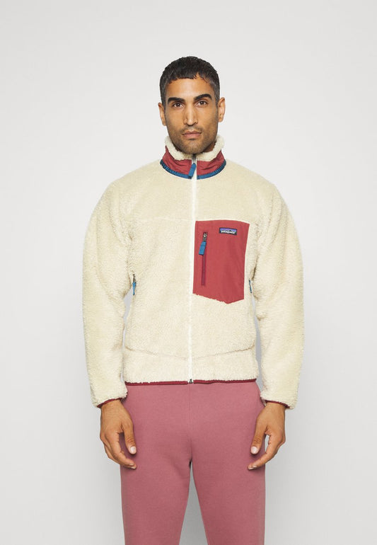 Patagonia CLASSIC RETRO-X - Fleecejacke - Dark Natural/sequoia Red