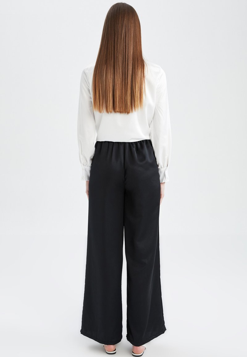 DeFacto RELAX FIT - Stoffhose - Black