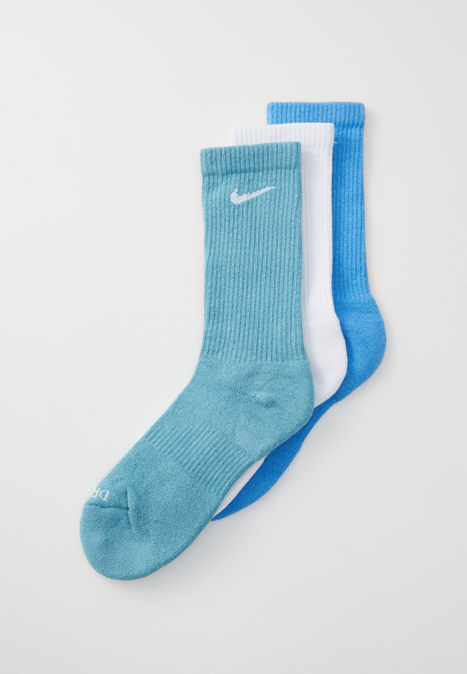 Nike Performance EVERYDAY PLUS CUSH CREW UNISEX 3 PACK - Sports Socks - Mineral Clay/rose Whisper/pearl White/black