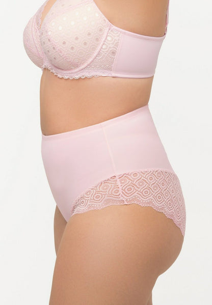 Ulla Popken MAXI KANT MICROGAREN - Slip - Baby Rosa