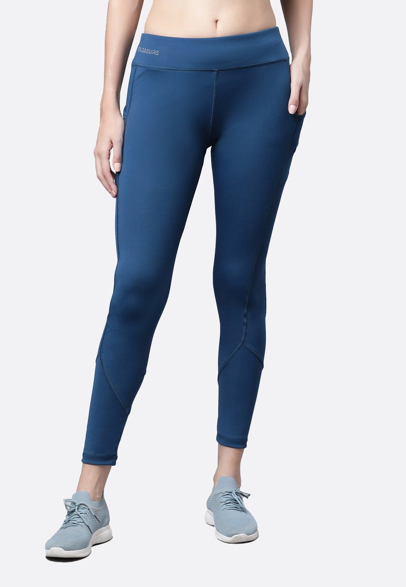  PREMIUM COORD RUNNING TRAINING - Tights - Teal