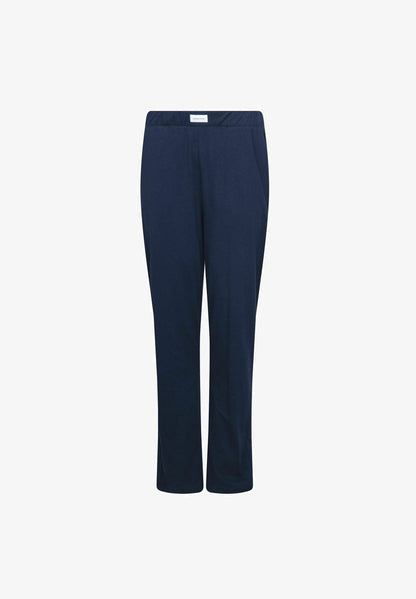 Seidensticker LONG - Nachtwäsche Hose - Navy Stripe Aop