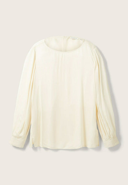 Tom Tailor Bluse - Soft Buttercream