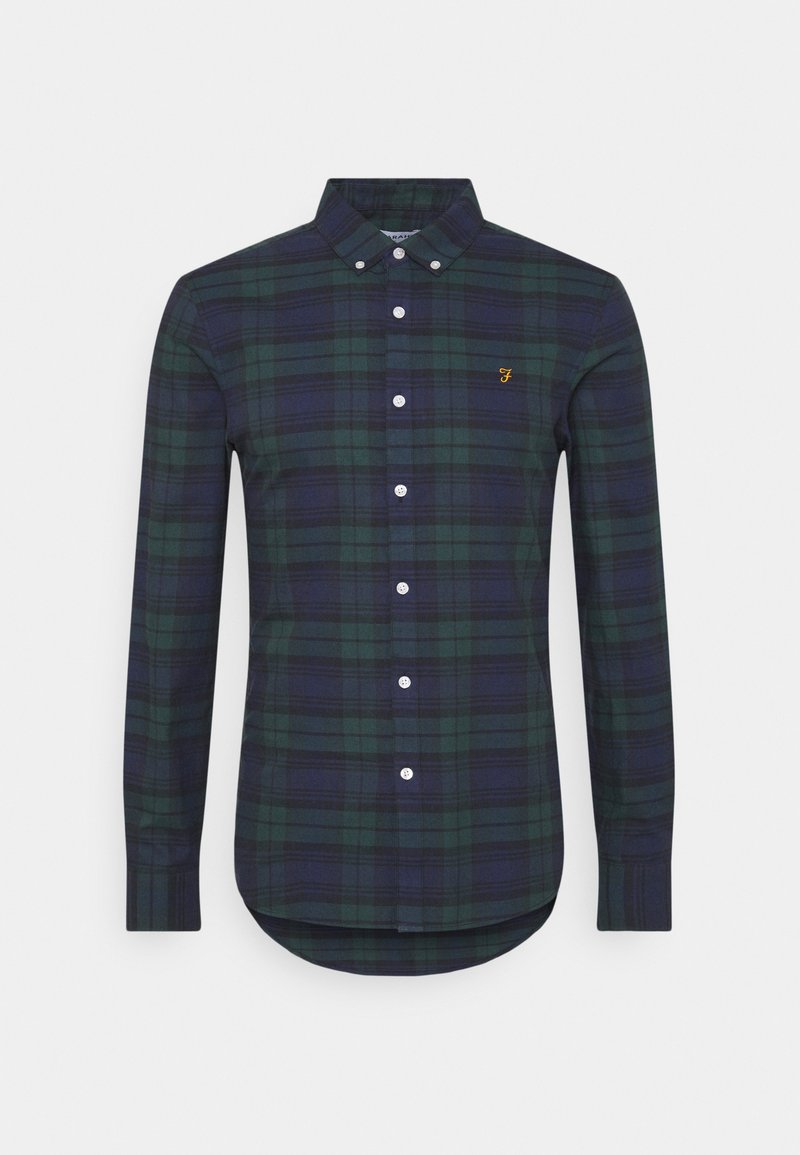 Farah BREWER CHECK LS BD - Hemd - Woodland Pine