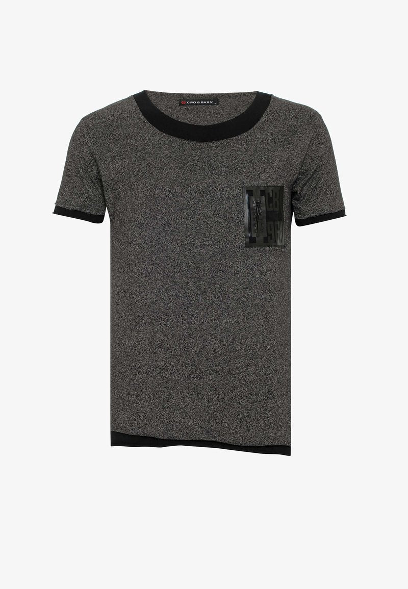 Cipo & Baxx T-Shirt Basic - Anthracite