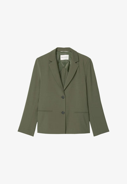 Marc O'Polo REGULAR CROPPED AUS STRET - Blazer - Wild Olive