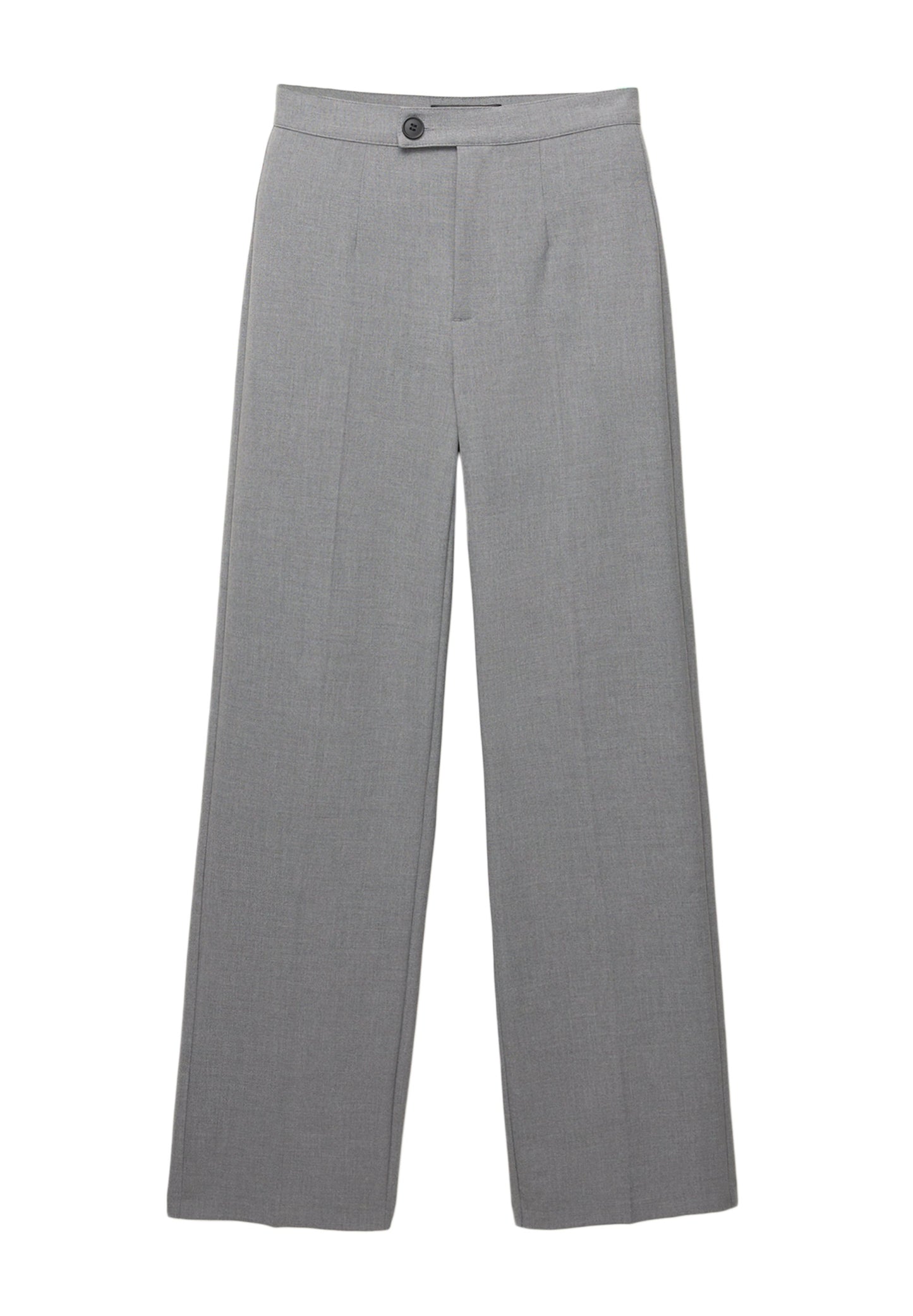PULL & BEAR STRAIGHT-LEG DARTED -SMART - Trousers - Grey